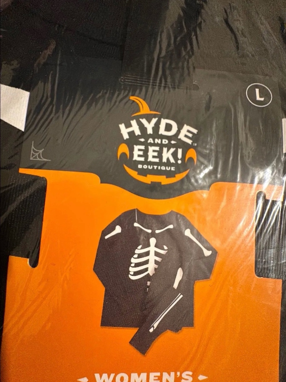 Girls' Black Skeleton Top - Halloween